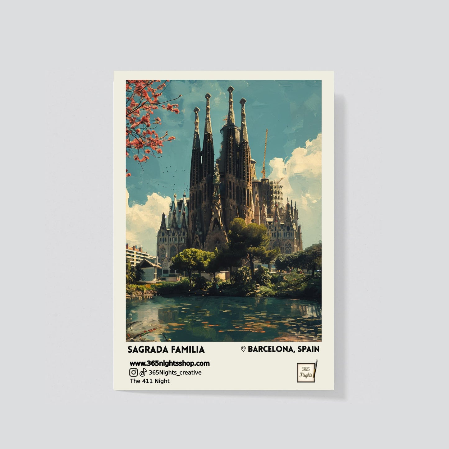 Cultural Site washi sticker - Sagrada Familia