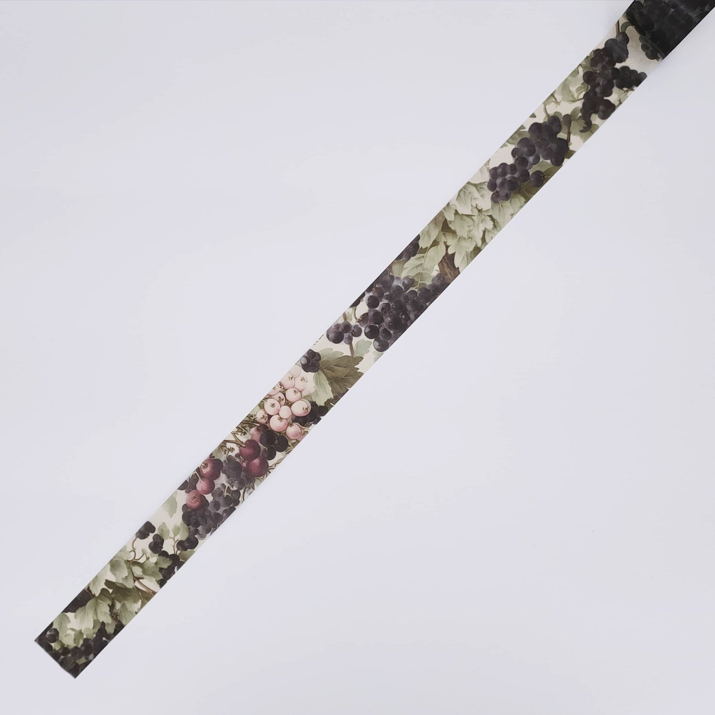 Fall Berry Washi Tape Set - Harvest Autumn Masking Tape Blackcurrant Loop