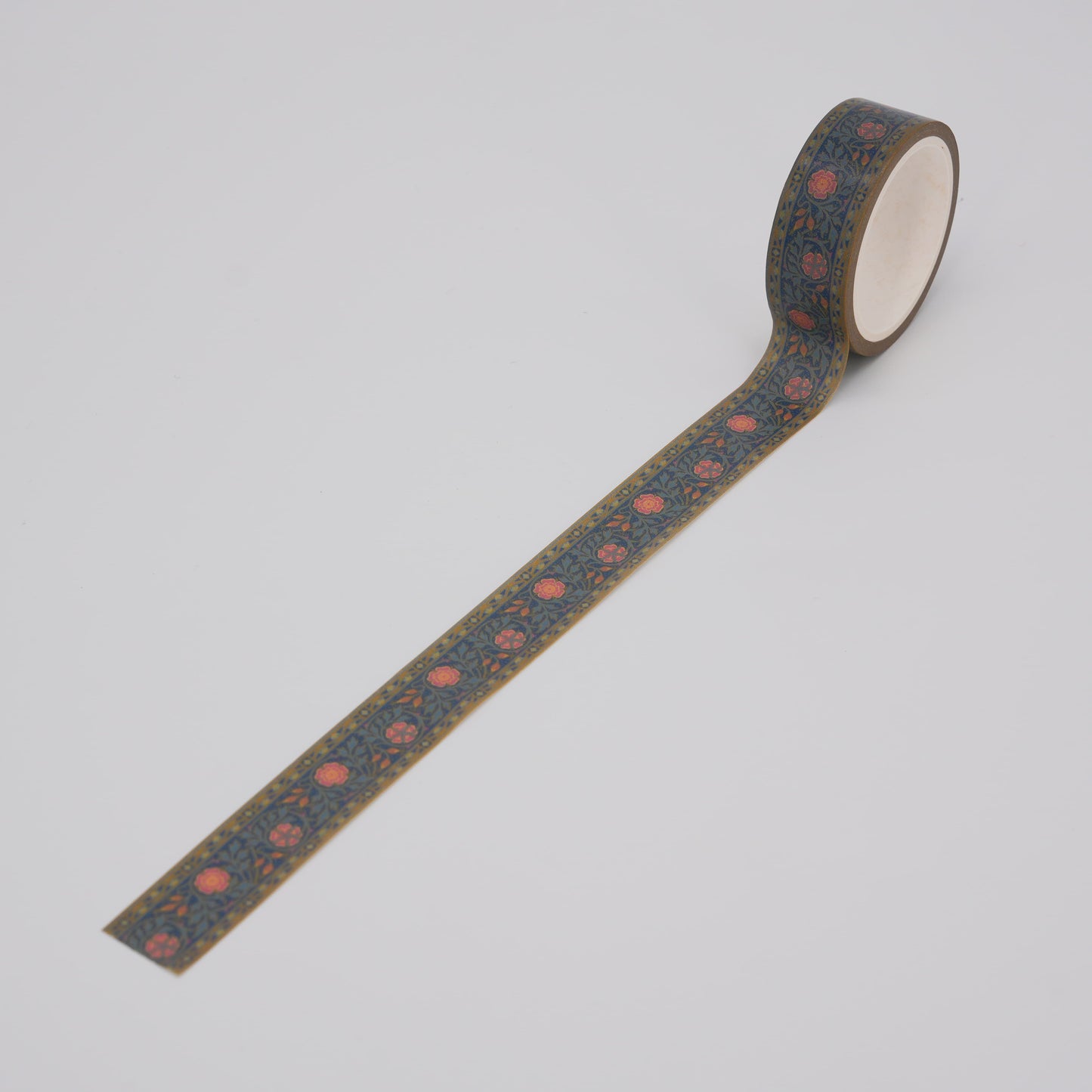 scrolling rose patterned washi tape