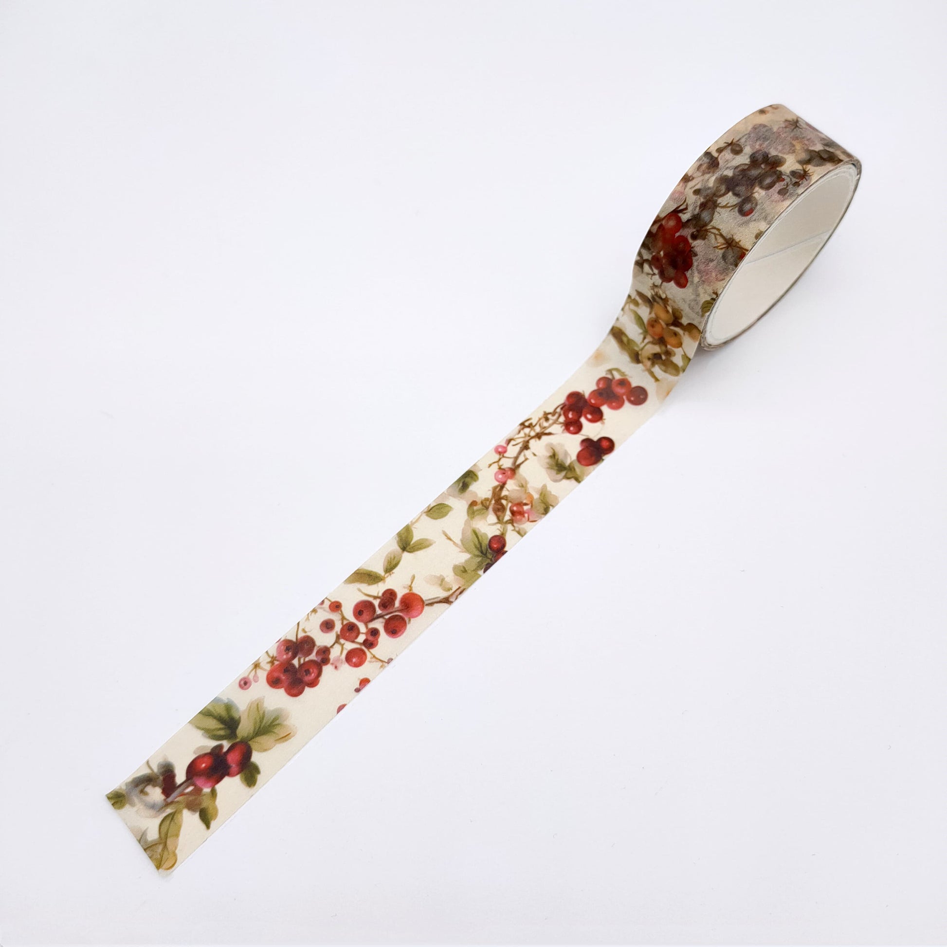 Autumn Fruit Washi Tape Set - Cranberry Fall Adhesive Tape