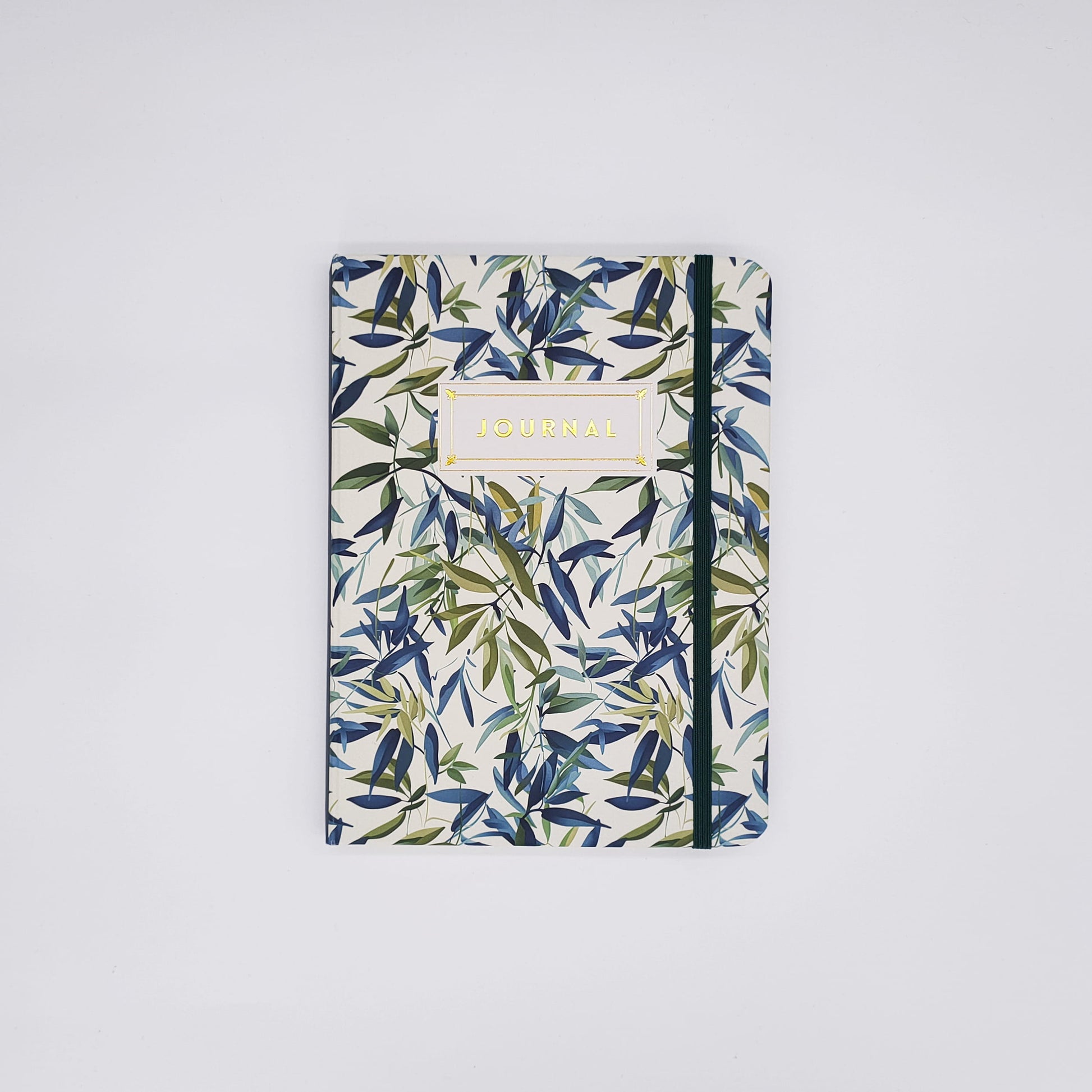 Bamboo Hardcover Journal closed with elastic band