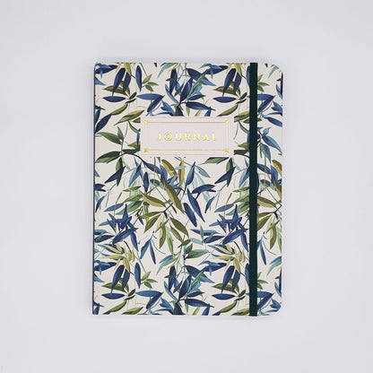 Bamboo Hardcover Journal closed with elastic band