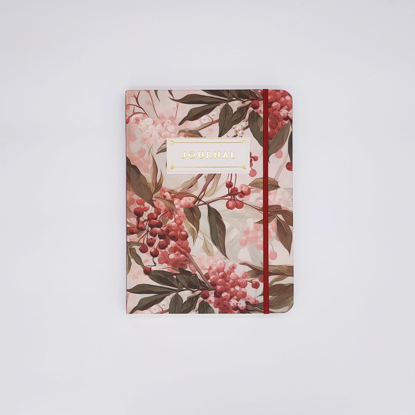 Berries Hardcover Journal Front with band