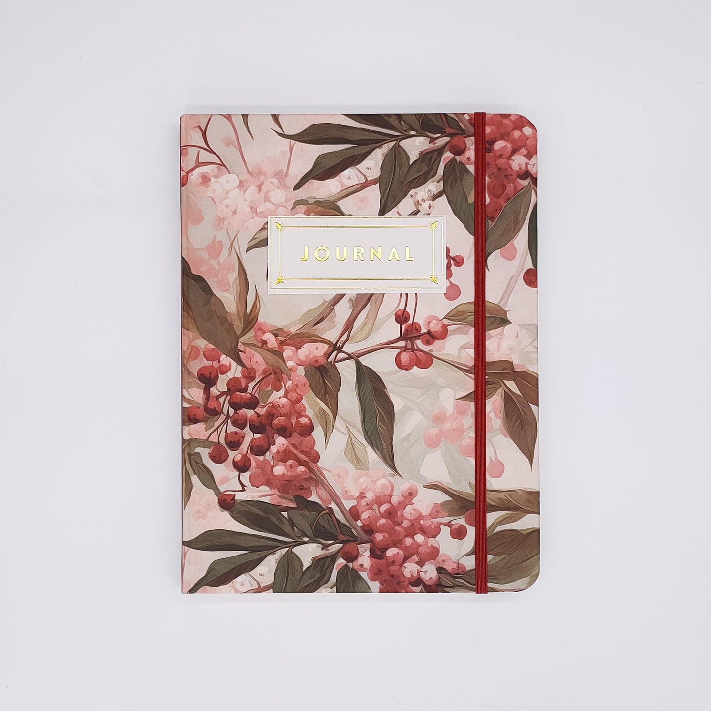 Berries Hardcover Journal Front with band