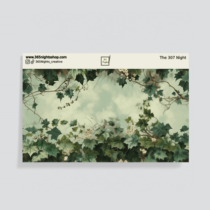 Botanical Woods Washi Sticker Set - Ivy Washi Paper