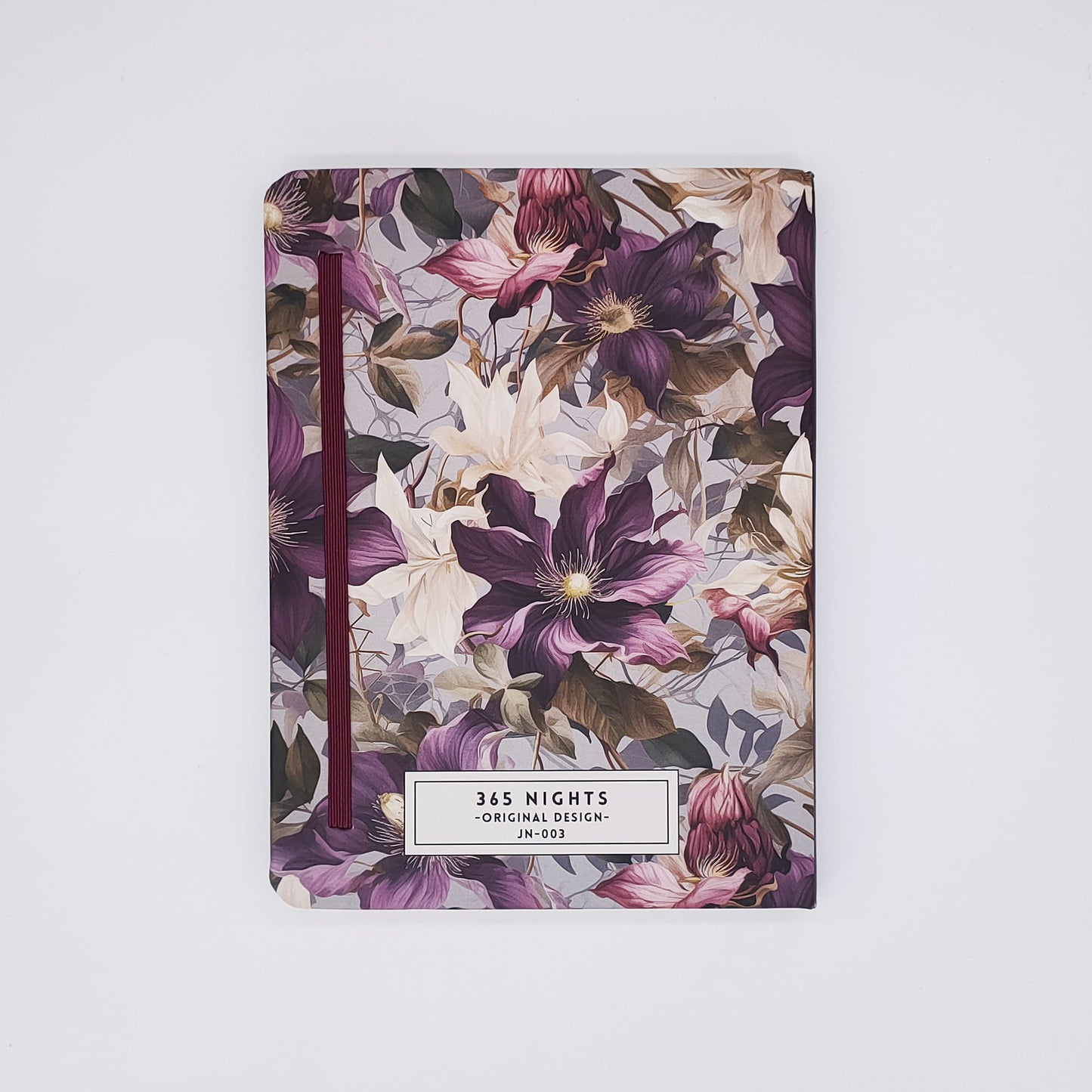 Clematis Hardcover Journal Back