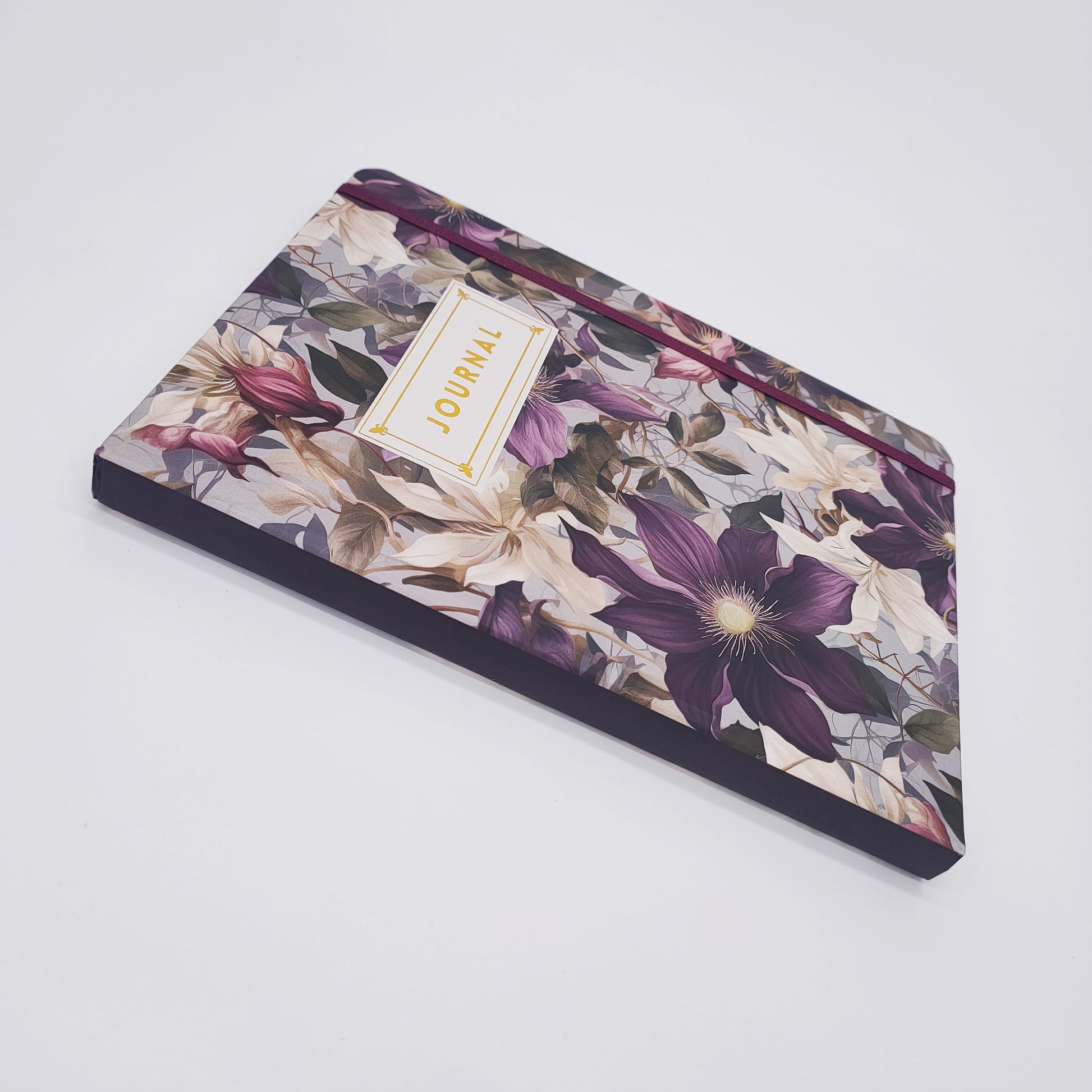 Clematis Hardcover Journal side