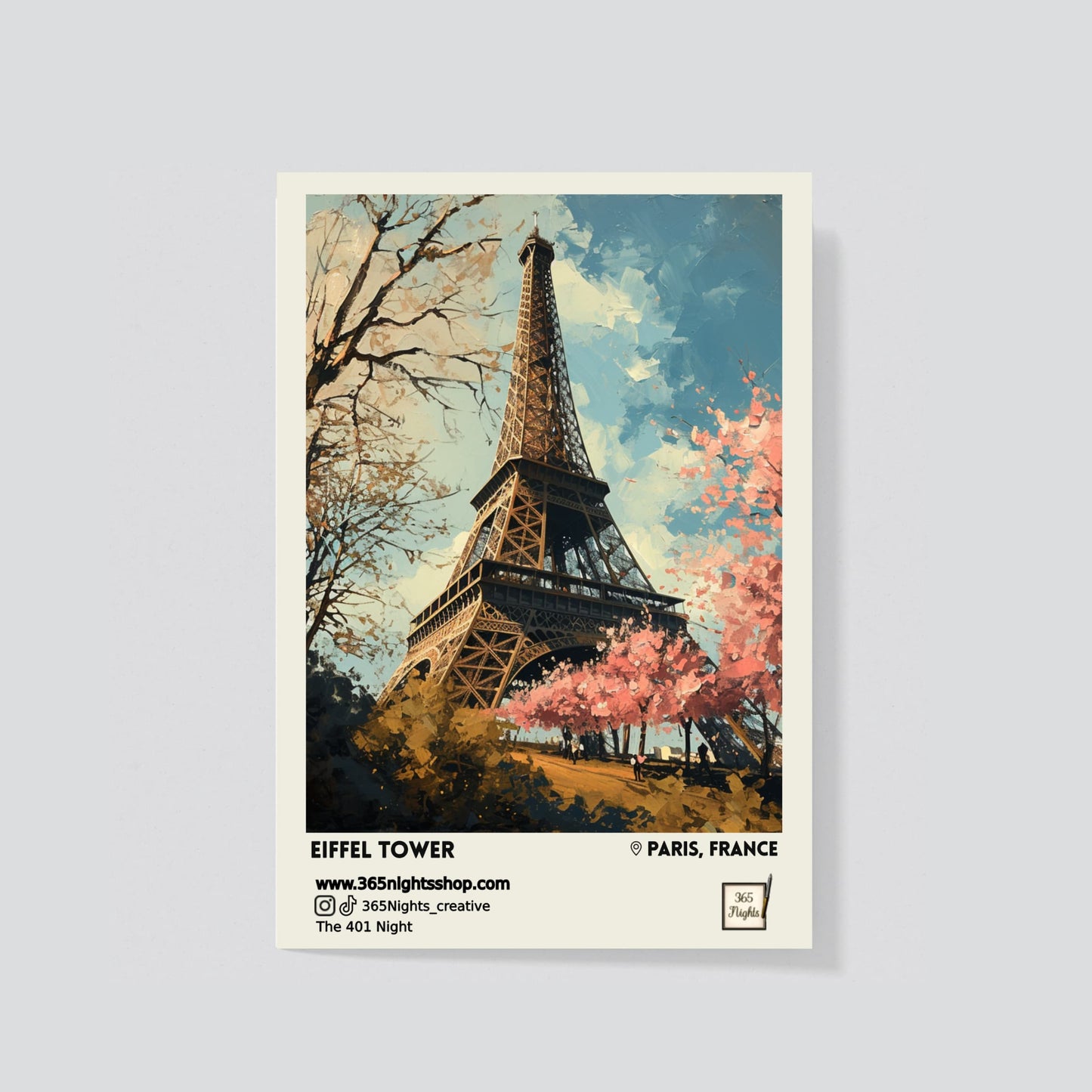 Cultural landmark washi sticker - Eiffel Tower