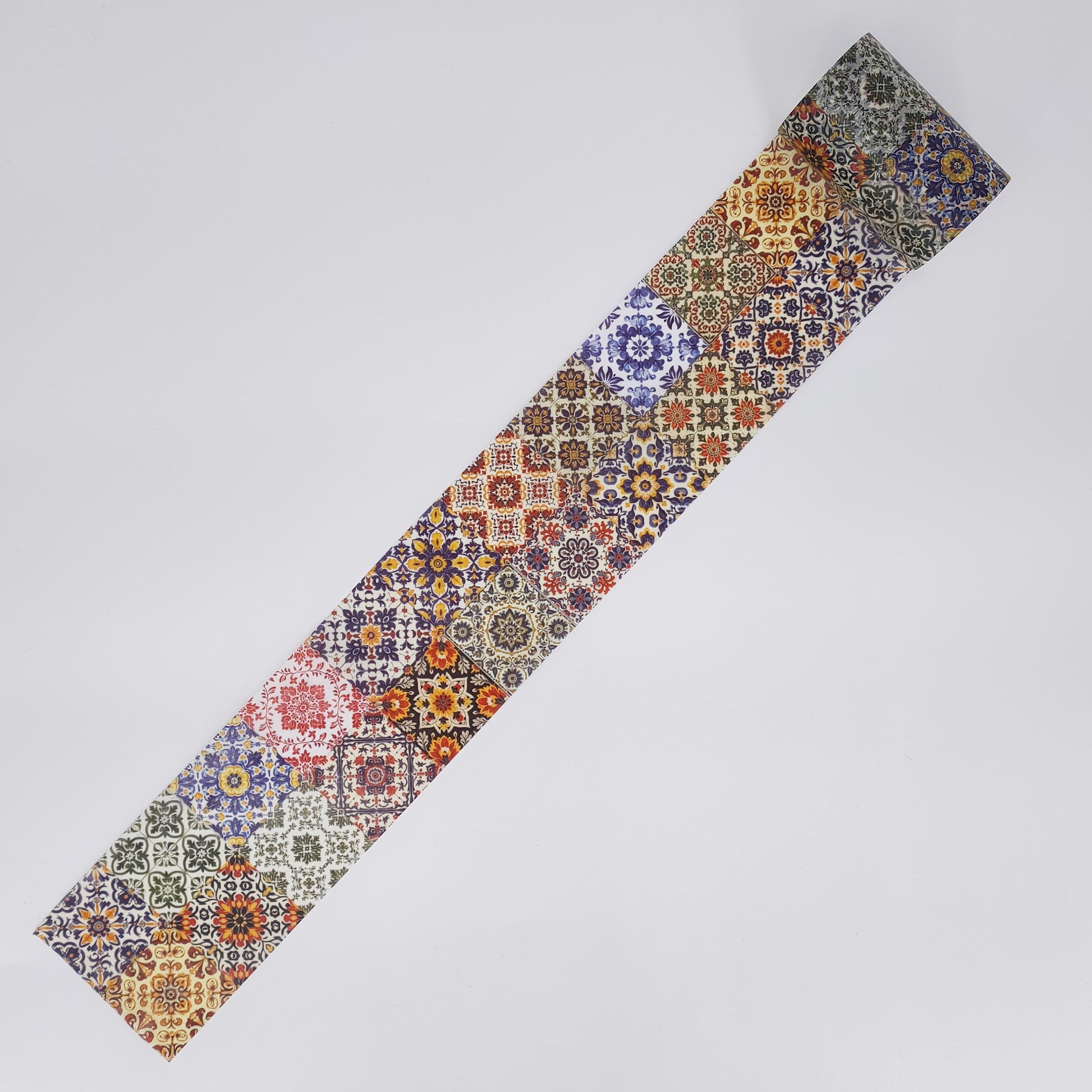 Double Lines Mediterranean Tiles Infinite Mosaic Washi Tape loop