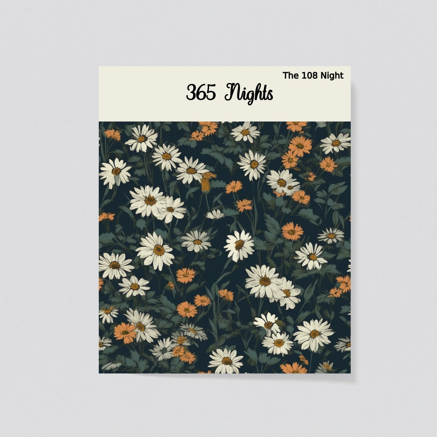 Floral Washi Sticker Set -Daisy  Washi Paper