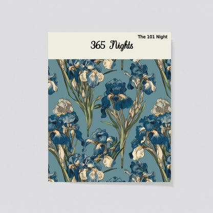 Floral Washi Sticker Set -Iris Washi Paper