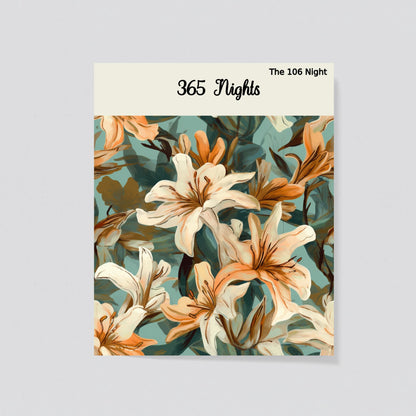 Floral Washi Sticker Set - Lily Washi Paper