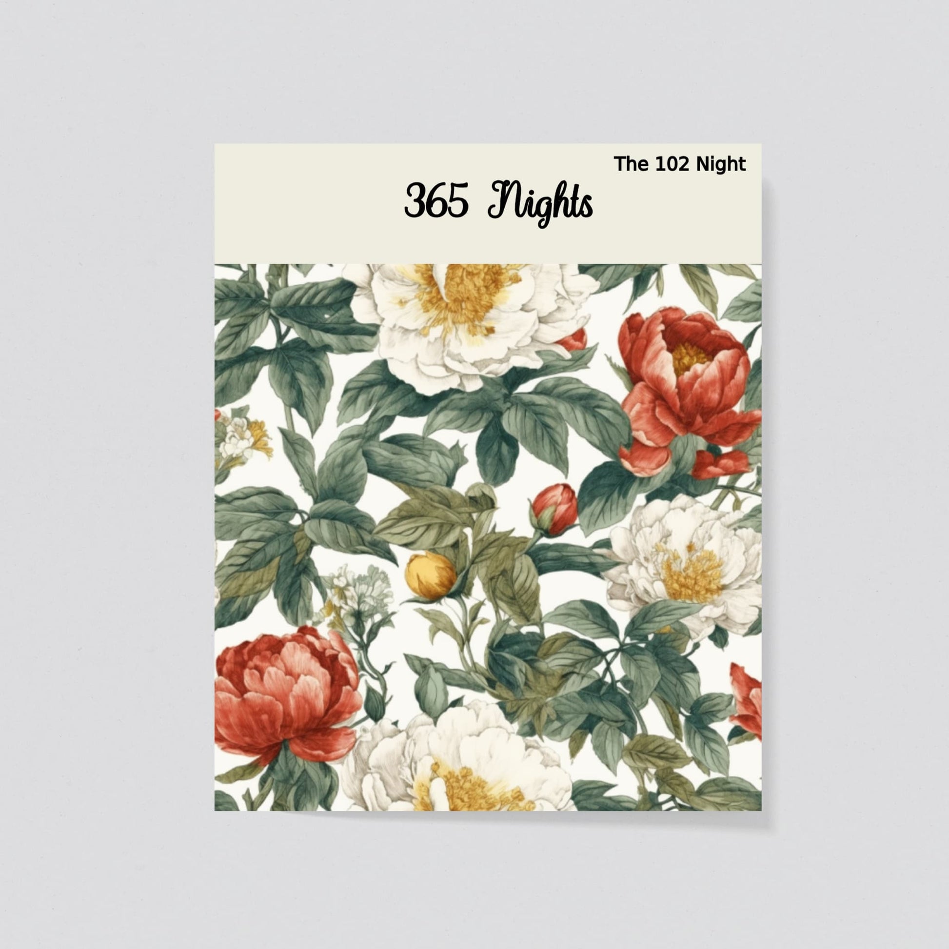 Floral Washi Sticker Set -Peony Washi Paper