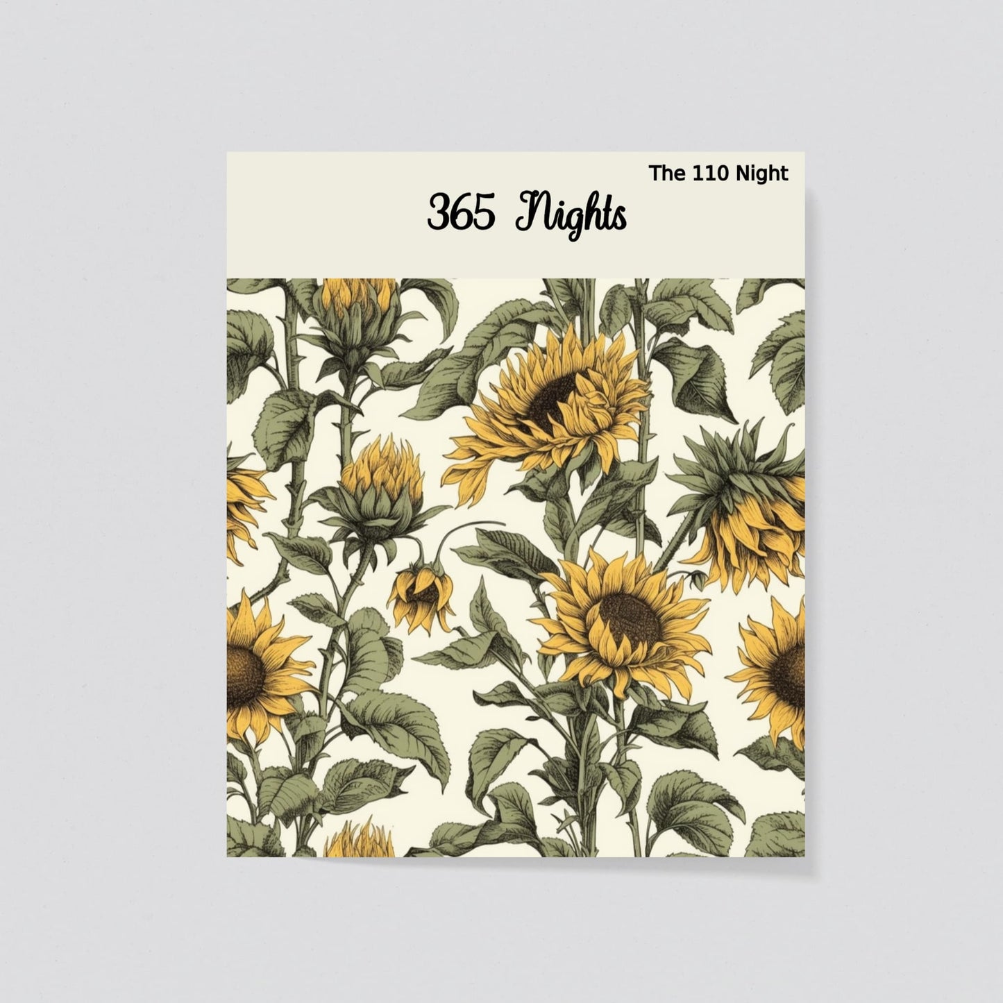 Floral Washi Sticker Set -Sunflower Washi Paper