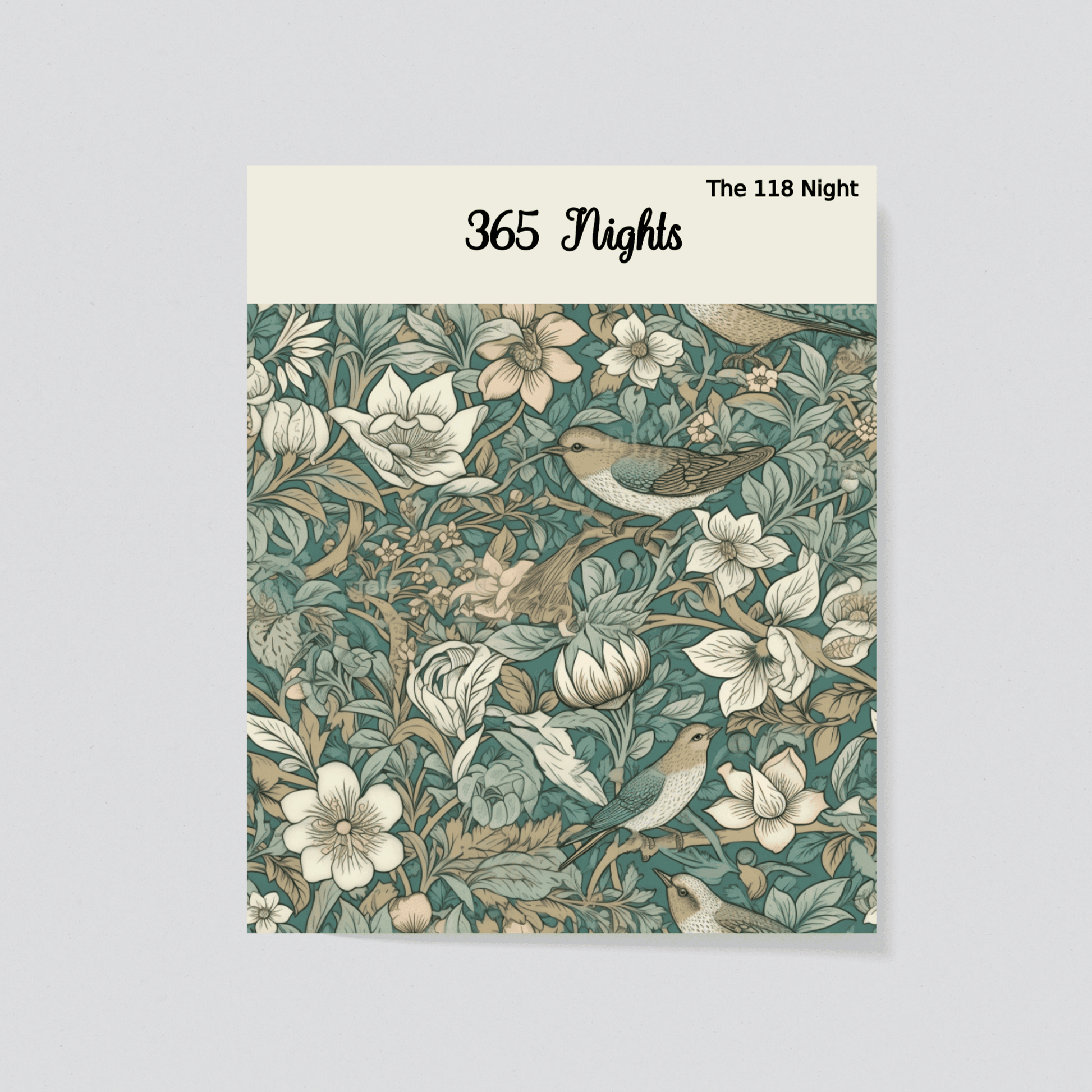 Floral  Washi Sticker Set - William Morris Birds Sticker Washi paper