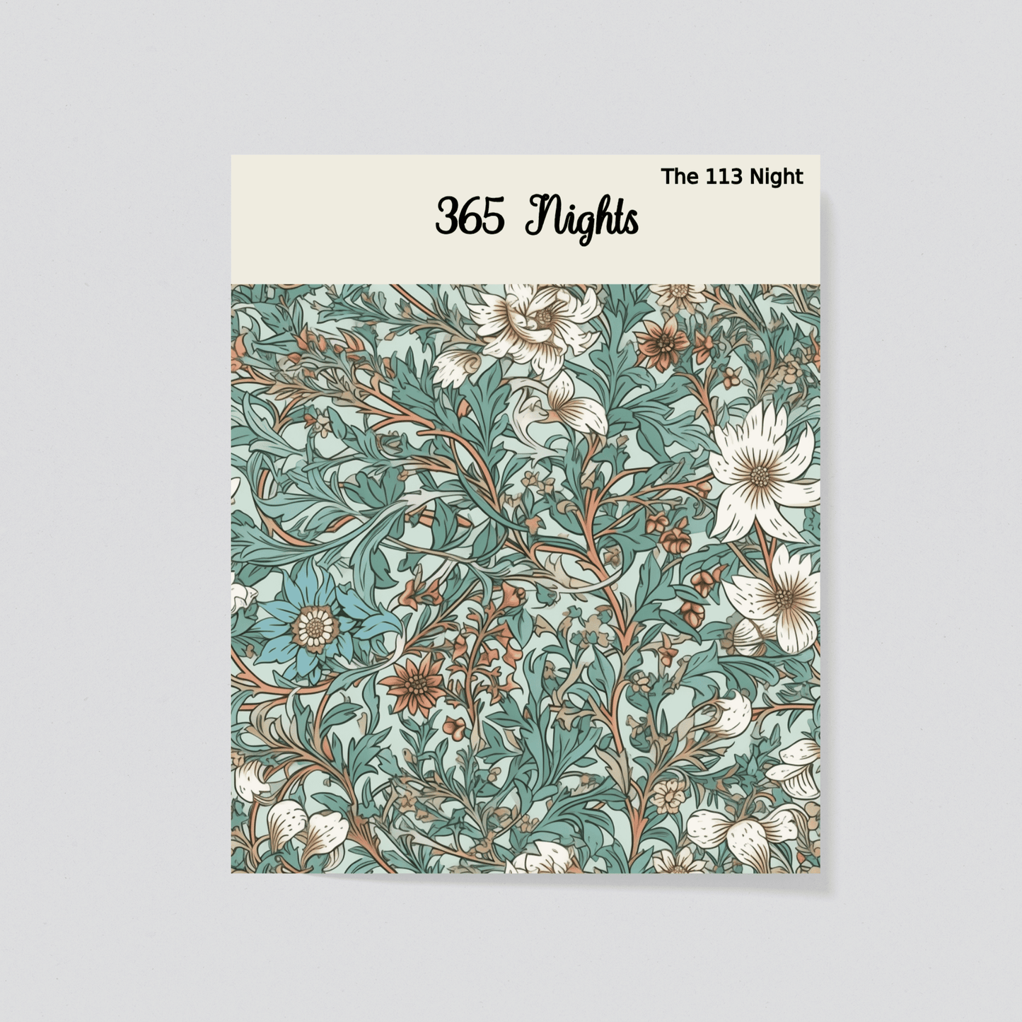 Floral  Washi Sticker Set - William Morris Columbine Sticker Washi paper