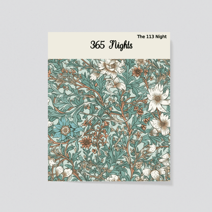 Floral  Washi Sticker Set - William Morris Columbine Sticker Washi paper