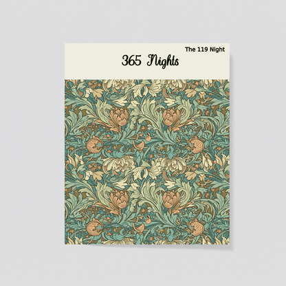 Floral  Washi Sticker Set - William Morris Tulip Sticker Washi paper