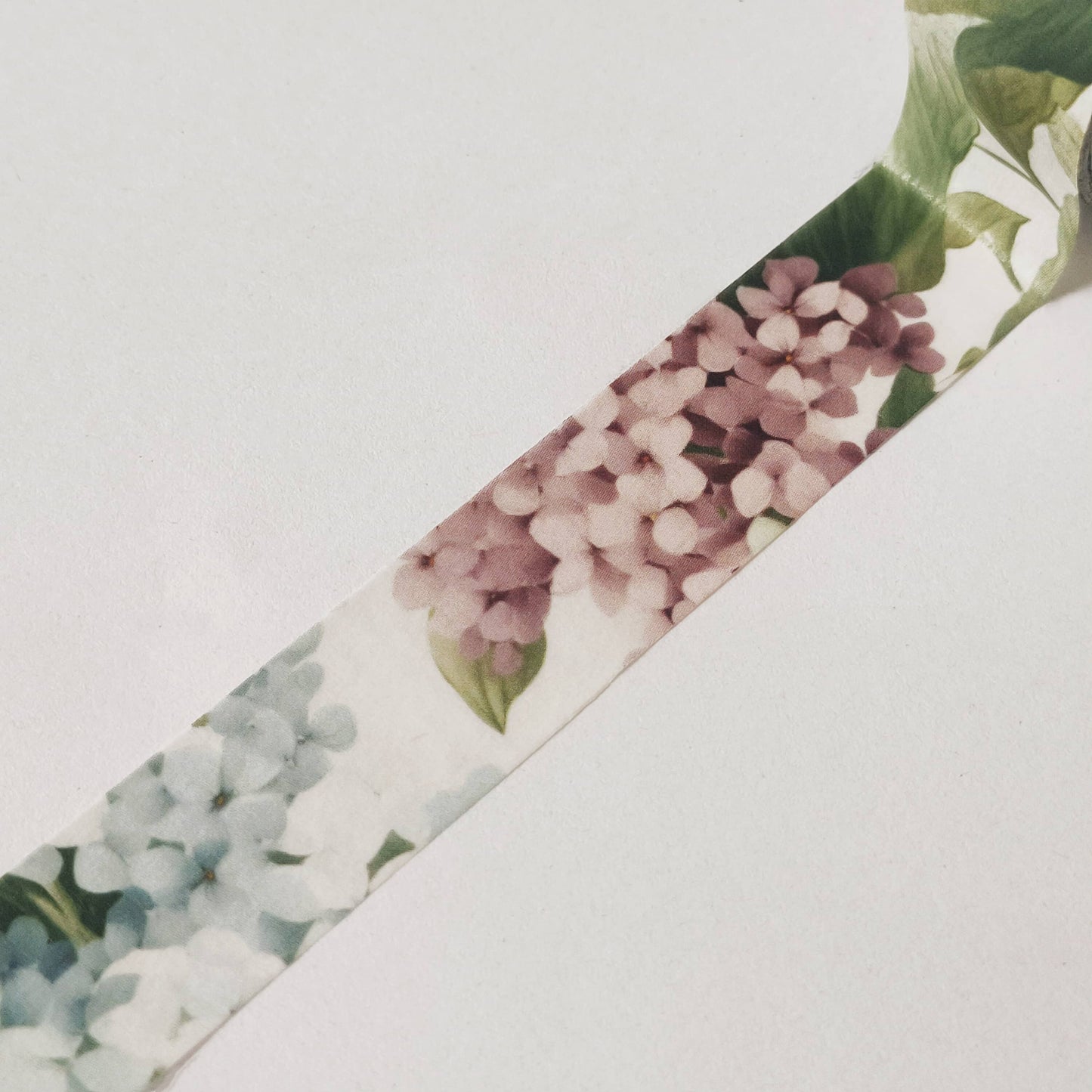 Floral Washi Tape Set - Hydrangea  Washi Tape Details