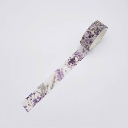 Floral Washi Tape Set - Lavender Flower Washi Tape