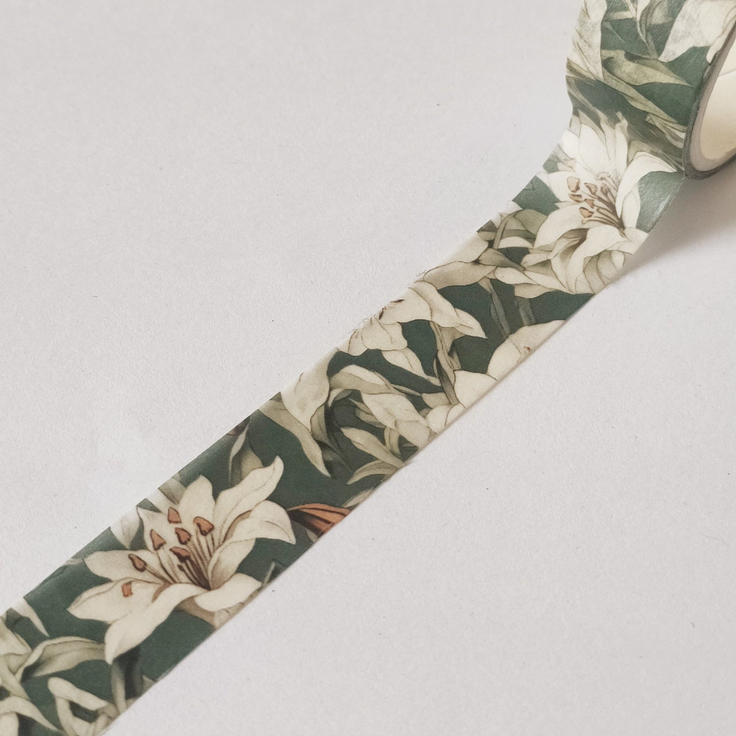 Floral Washi Tape Set - Lily Washi Tape Detail