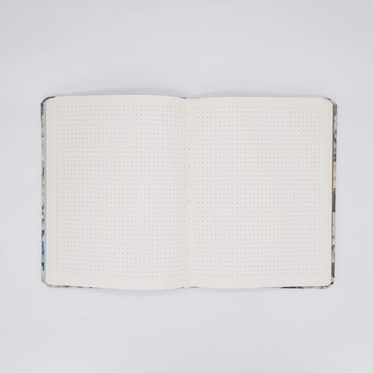 Hydrangeas Hard Cover Journal Dotted Page