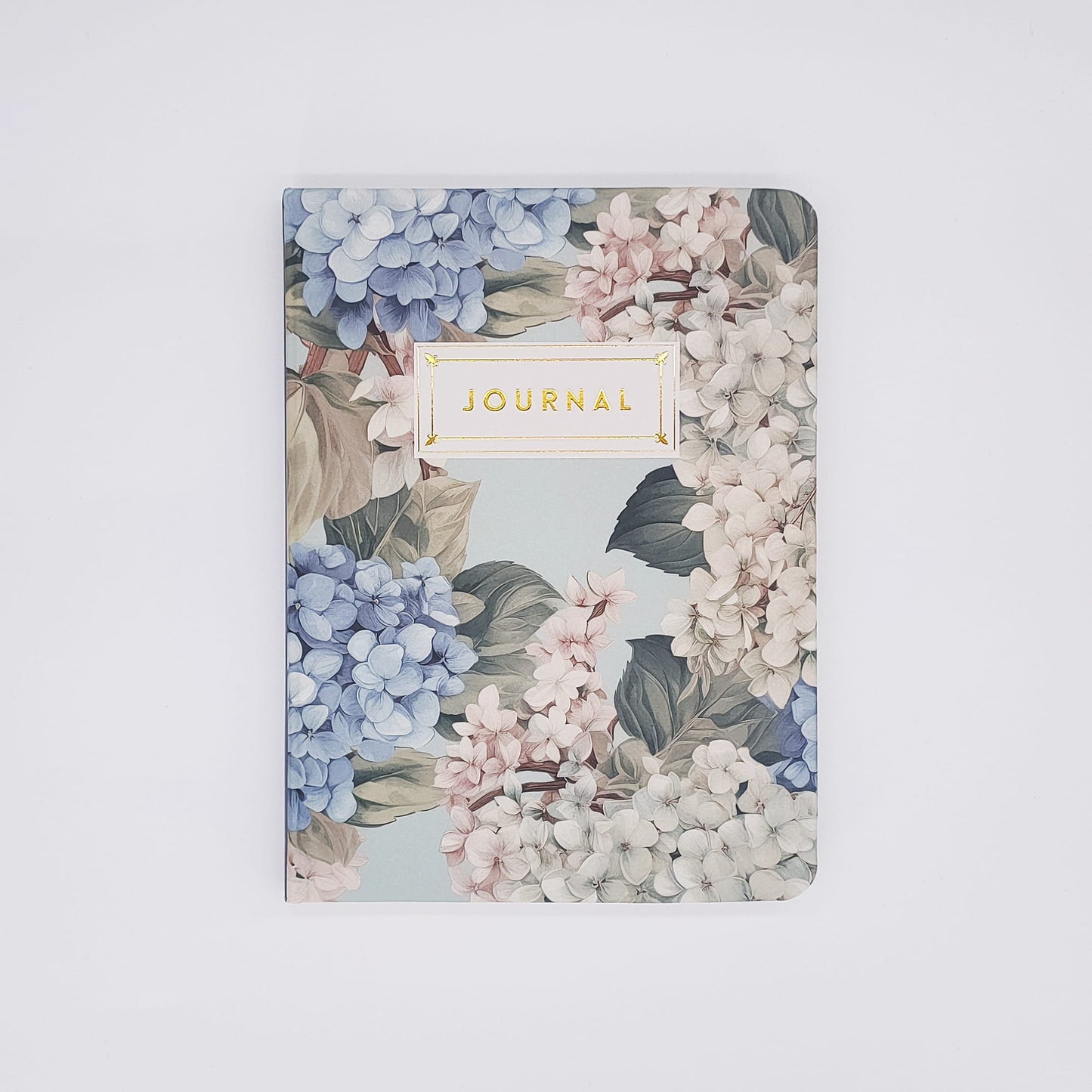 Hydrangeas Hard Cover Journal front