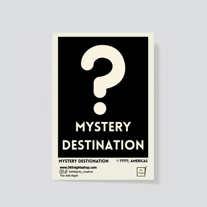 Mystery destination washi sticker