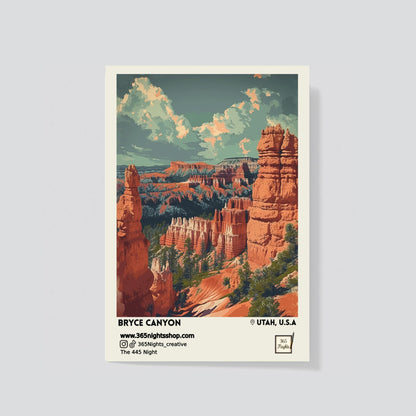 Natural Landscape Washi sticker - Bryce Canyon