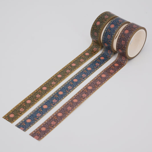 Nature Washi Tape Set – Botanical Pattern Decorative Tape