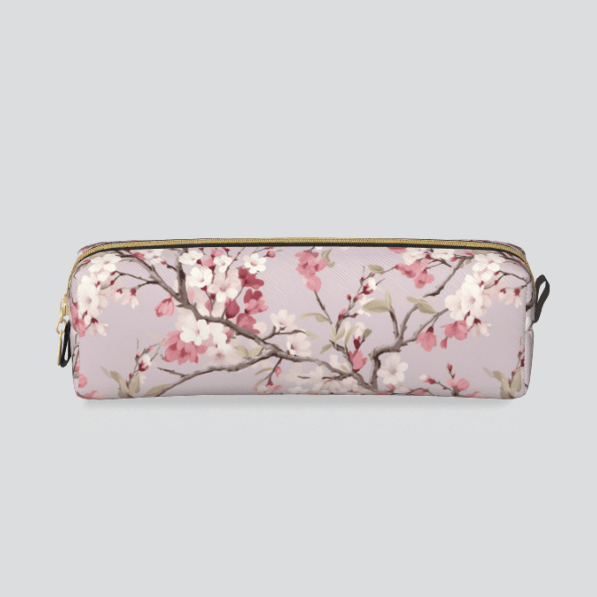 Peach Blossom Tree Pattern Vegan Leather Pen case