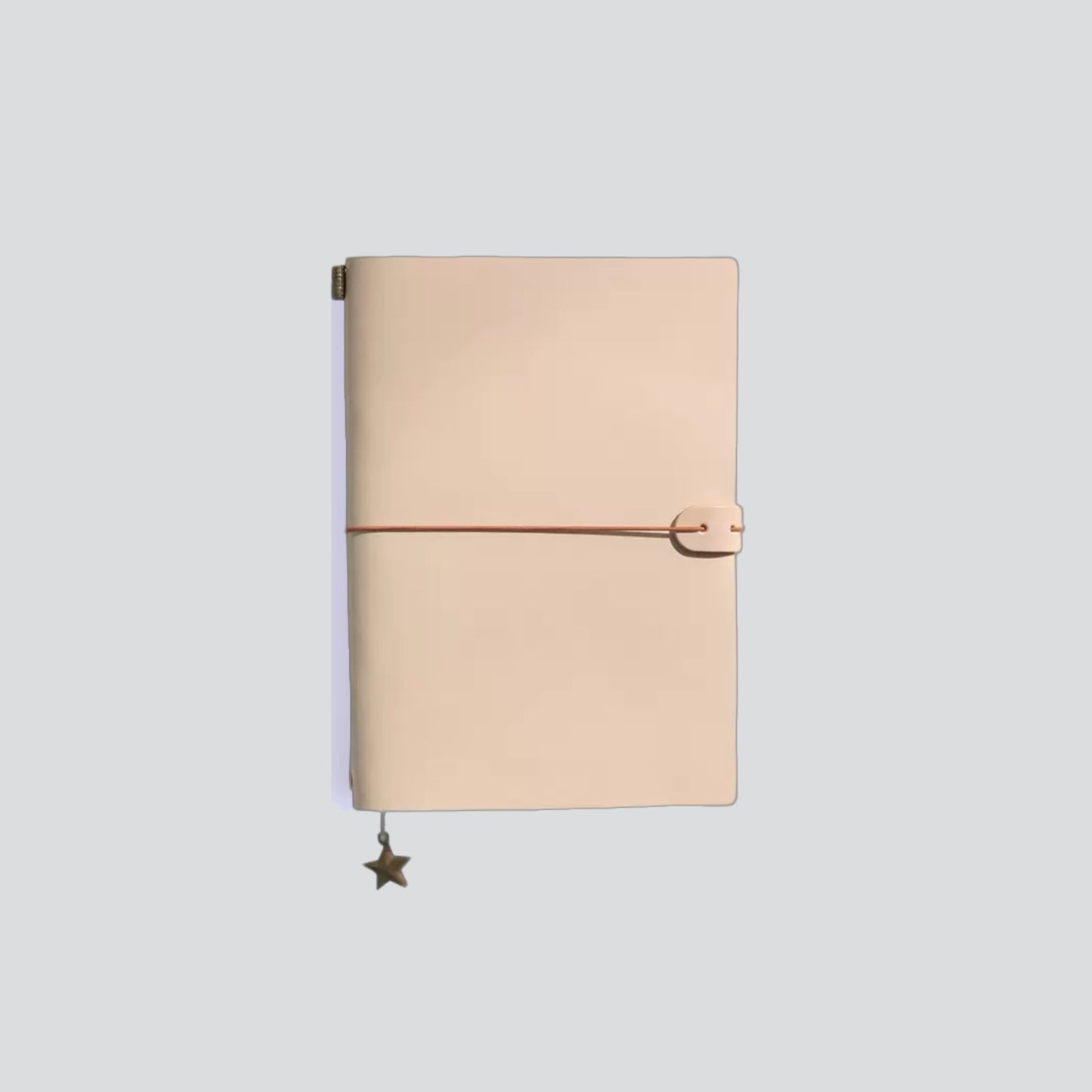 Personalizable Leather Travel Journal - A5 Size Natural Color