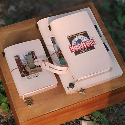 VOYAGE - Personalizable Leather Travel Journal Notebook