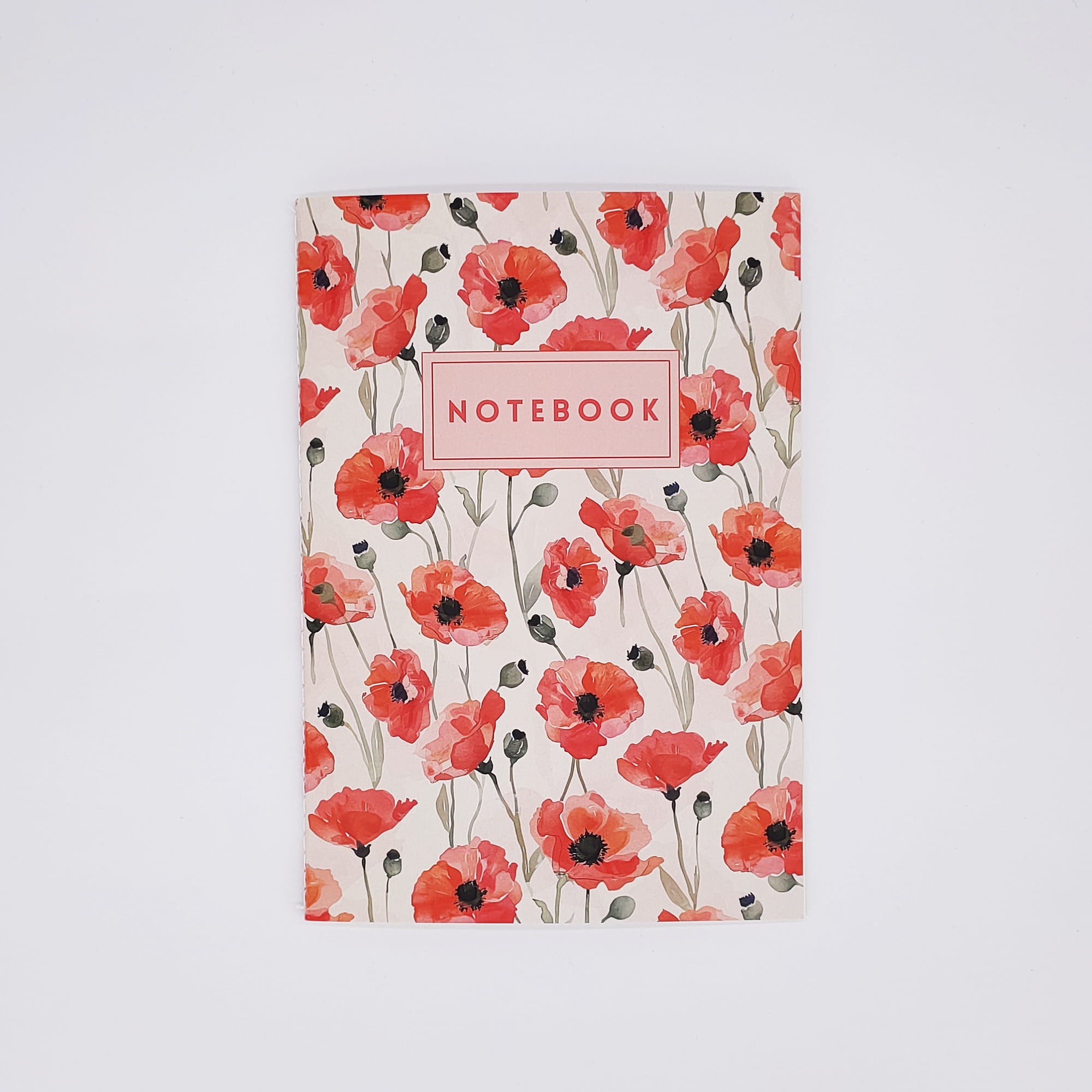 Original Design Botanical Floral Poppy Notebook for Bujo & journaling ...