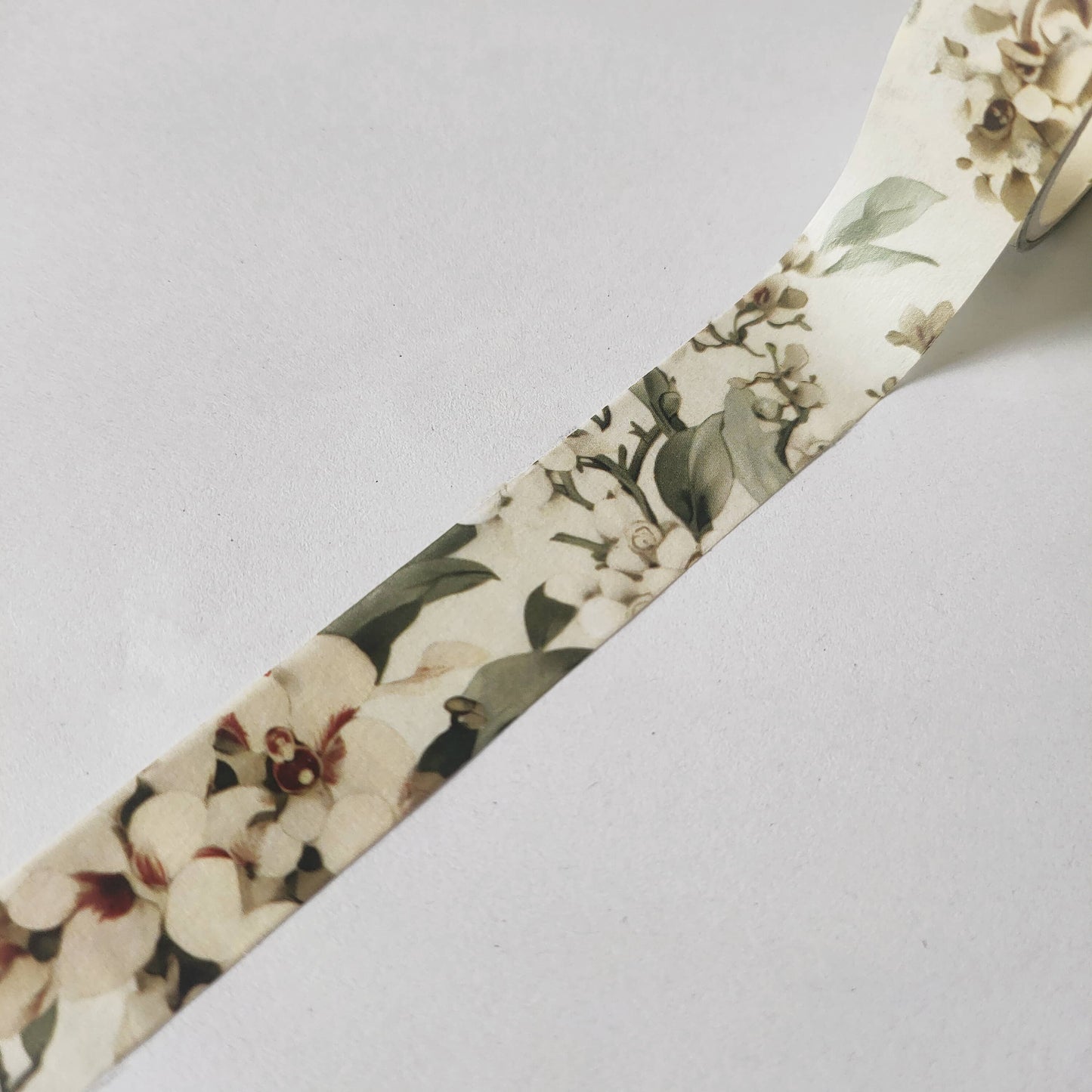 Spring Floral Washi Tape Set -  Orchid Washi Tape Detail