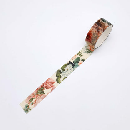 Spring Floral Washi Tape Set - Peony Washi Tape