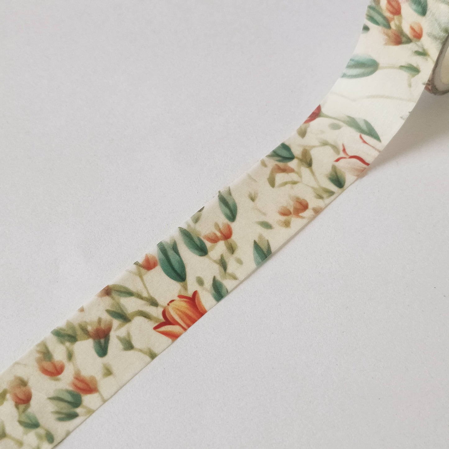 Spring Floral Washi Tape Set - Tulip Washi Tape Detail