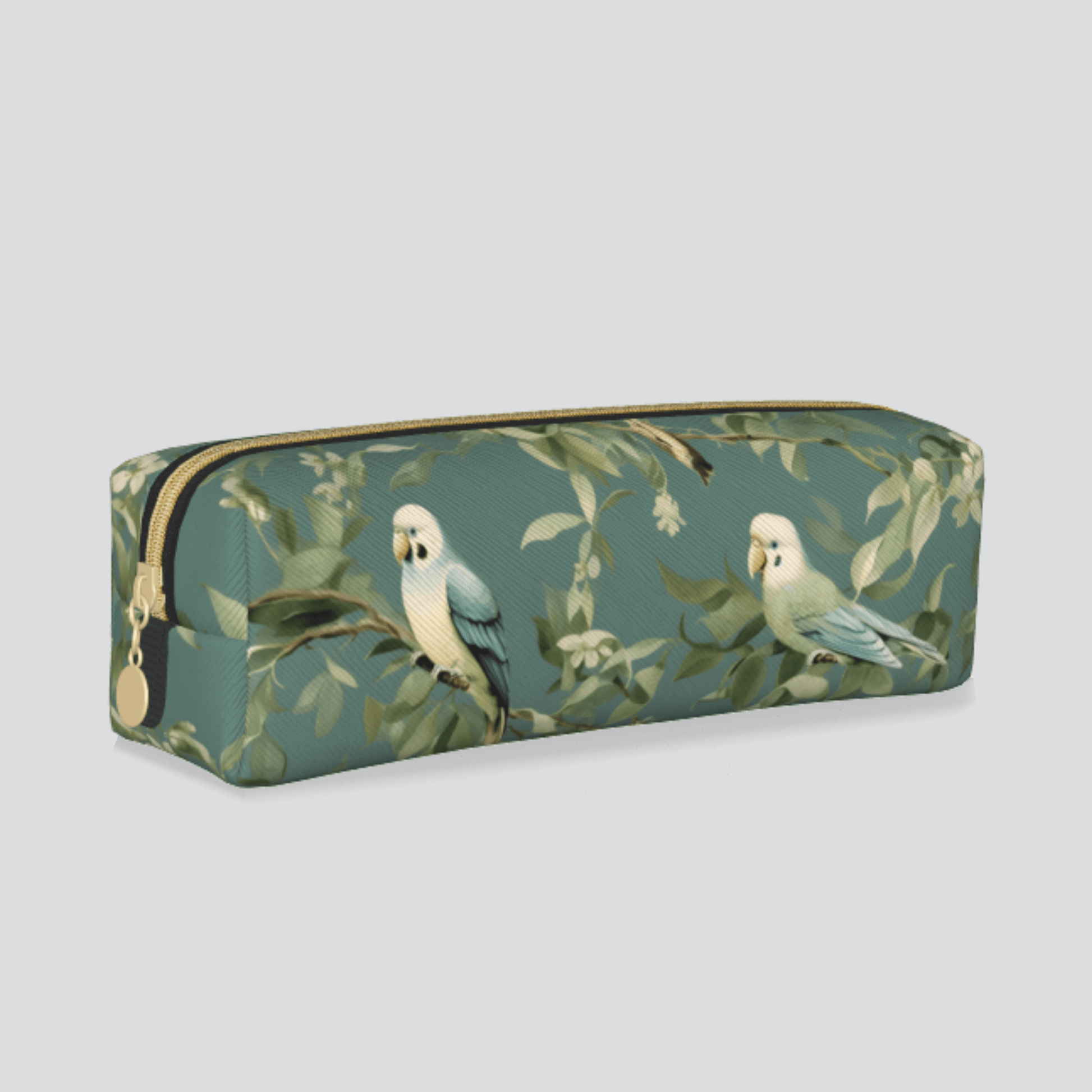 budgerigar Pattern PVC Leather Pen case