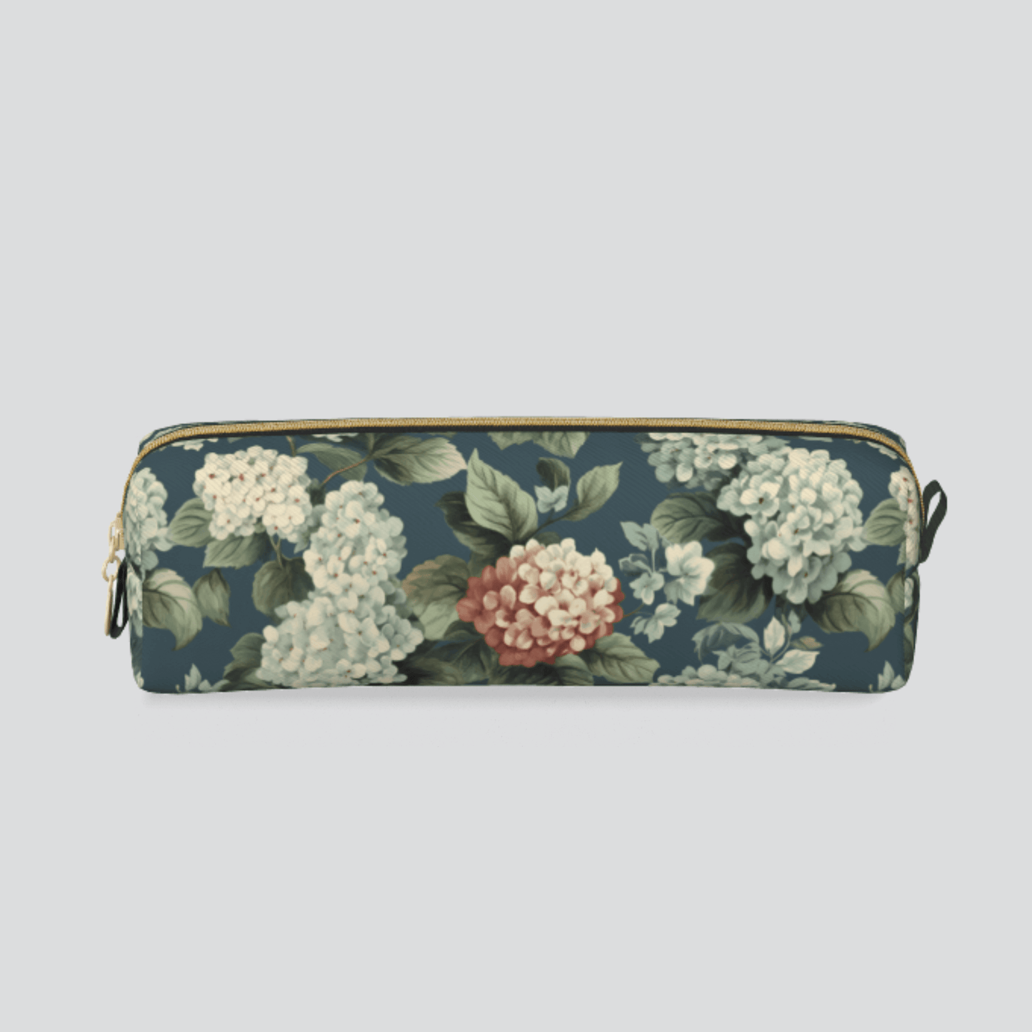 hydrangea Pattern Vegan Leather Pen case