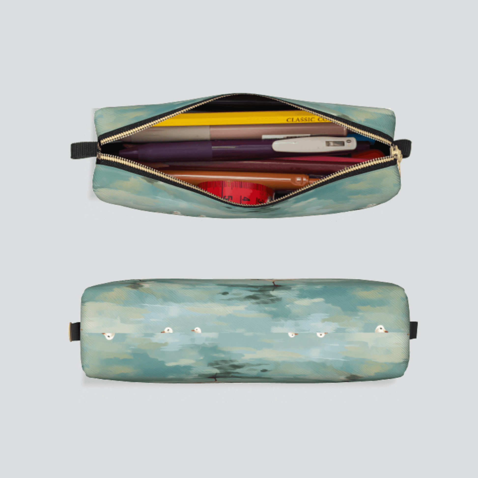 Seagull Vegan Leather Pencil Case